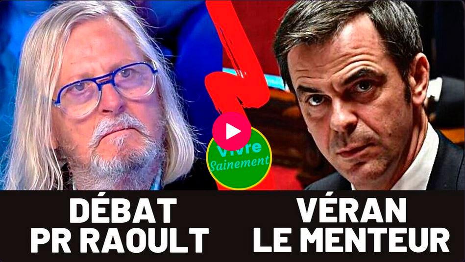 Debat pr didier raoult veran le menteur