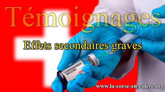 Effets secondaires graves temoignages 1