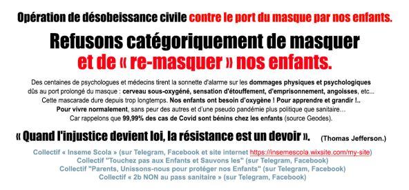 Flyer contre les masques