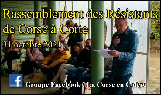 Rassemblement des resistants de corse
