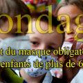 Sondage masques enfants