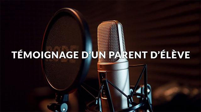 Temoignage parent eleve